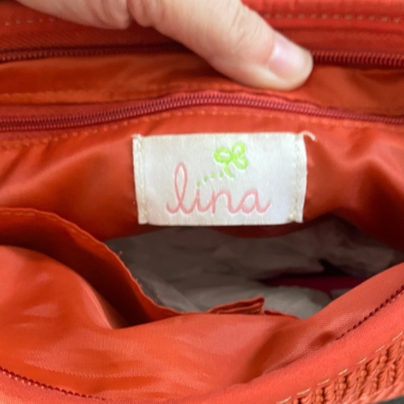 LAST CHANCE! Red Knit Shoulder Bag by Lina - Picture 5 of 5